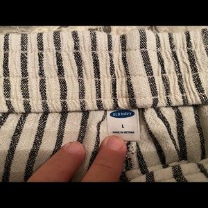 Large linen Capri pants